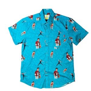 RSVLTS Saved By The Bell Ac Slater AOP button down sz L